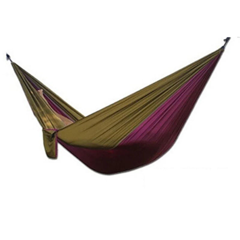 

Outdoor Parachute Cloth Hammock Super Large Double Hammock 2.7*1.4 m Portable new