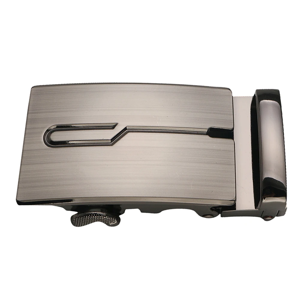 Belt Buckle Men Automatic Buckle Business Men Luxury Leather Waistband Buckles Men Waistband Ratchet Belt Buckle without belt
