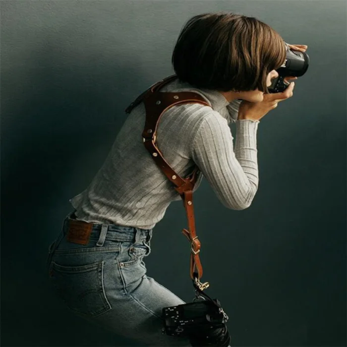 Ремень для камеры аксессуары плечевой кожаный ремень для DSLR SLR камеры Открытый NC99