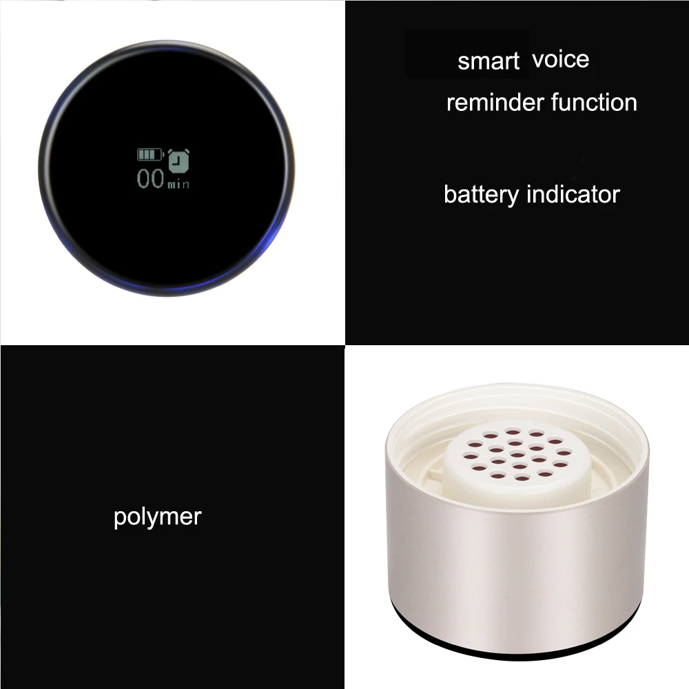 5000PPB Smart voice reminder nanometer high hydrogen genearato and MRETOH7.8HZ Multifunctional h2 water cup Breathing hydrogen