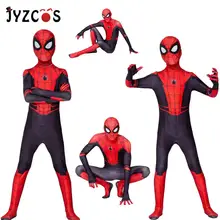 JYZCOS/колготки с героями мультфильма «Человек-паук»; костюм супергероя для костюмированной вечеринки; костюм Человека-паука; комбинезоны; костюм на Хэллоуин