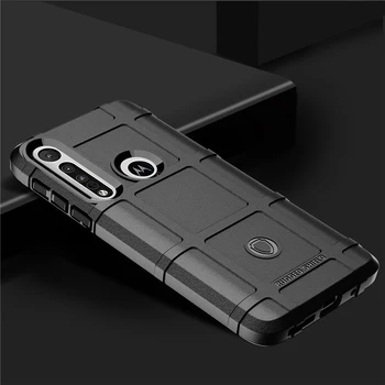 

For Motorola Moto One Macro Case G8 Play Heavy Shockproof Anti-slip Back Cover For Moto G8 Power Plus Cases Silicone