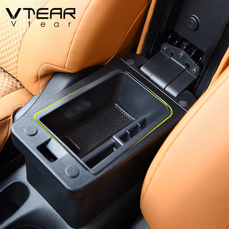

Vtear For Nissan Kicks car storage box container holder stowing tidying central tray clapboard accessories decoration interior