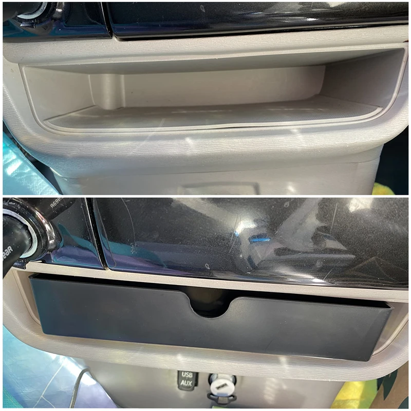 ڵ Ȱ ڽ 丮  ܼ  ̳ Ȧ ڽ Toyota Sienna 2011-2021 Front Floor Storage