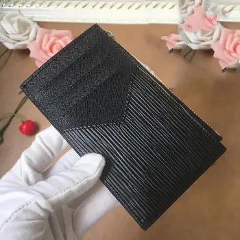 

Luxury Designer Coin Card Holder Mini Slim Wallet Zippy Pocket Louie Genuine Leather Lining vuiton AAA grade High Quality