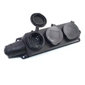 

NEW Black 250V 16 AMP 3 PIN Indudtrial Site Plug AC Sockets Male/Female 3600W Waterproof Level IP44
