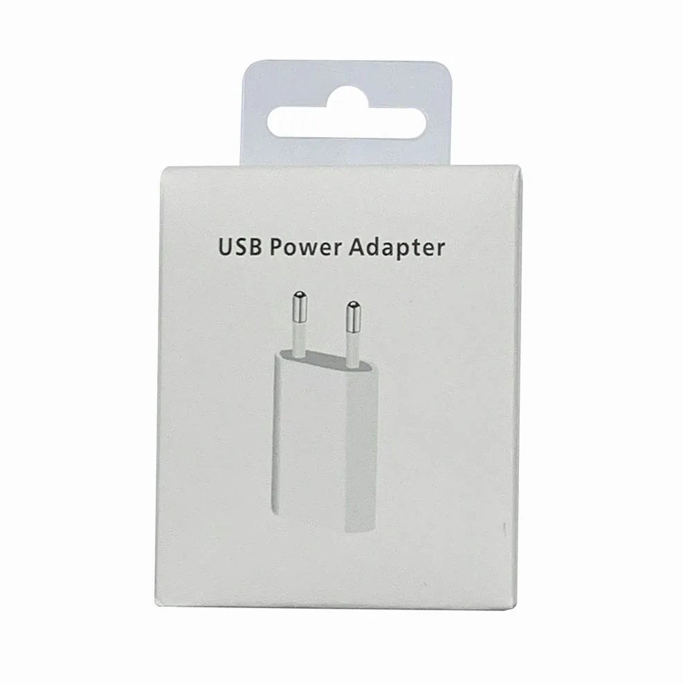 Оригинальное зарядное устройство USB с европейской вилкой для iPhone 11 X XS MAX XR 8 7 6s Plus 5s