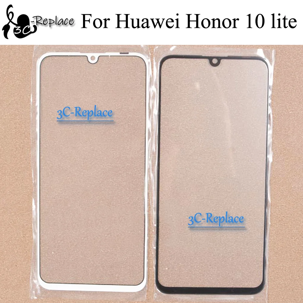 Black 6.2 inch For Huawei Honor 10 lite / honor10 Youth Front Touch Screen Glass Outer Lens Replacement ( no Cable ) | Мобильные