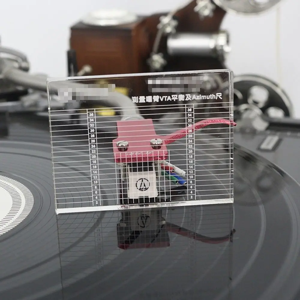 GHH LP проигрыватель виниловых пластинок измерительный Phono тонарм VTA/картридж азимут линейка Высокое разрешение Простота в использовании CE1055