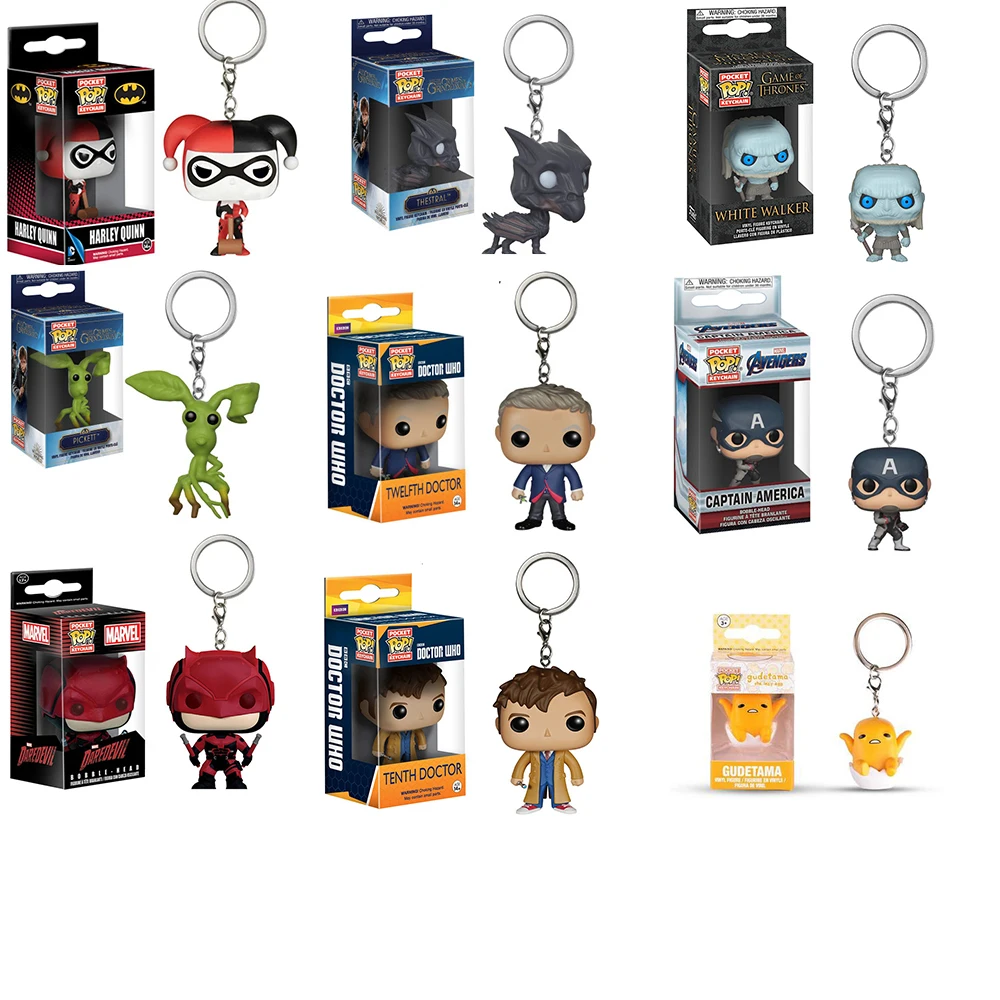 Funko Карманный Брелок для ключей pop мультфильма «Холодное сердце виниловые фигурки игрушки Коллекция Модель игрушки для детей