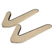 Onefeng Спортивная L форма деревянная доска для серфинга настенная стойка для Longboard | shelboard накопитель стойка работает в помещении и на открытом воздухе дисплей
