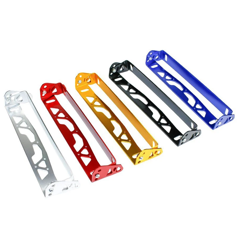 1Piece New Multi Color Universal Aluminum Car JDM Styling License Plate Frame Frame Tag Holder Power License Plate Frames