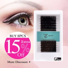 DORADOSUN 12 рядные белковые шелковые искусственные норковые Индивидуальные ресницы Maquiagem Cilios, мягкие норковые ресницы для наращивания