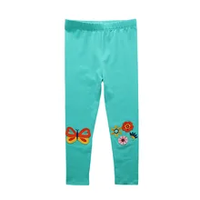 Весенне-осенние очень мягкие эластичные леггинсы для маленьких девочек детские штаны Европа и Америка