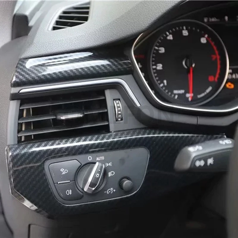 TOMEFON для Audi A5 LHD Передняя средняя центральная консоль панель управления панель Накладка аксессуары для интерьера ABS