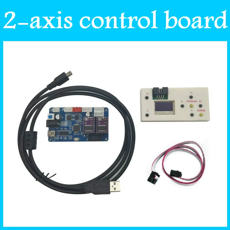 2-axis 1,1 GRBL плата управления+ Автономный контрольный Лер DIY лазерная гравировальная машина micro 2 axis шаговый двигатель управляющая плата