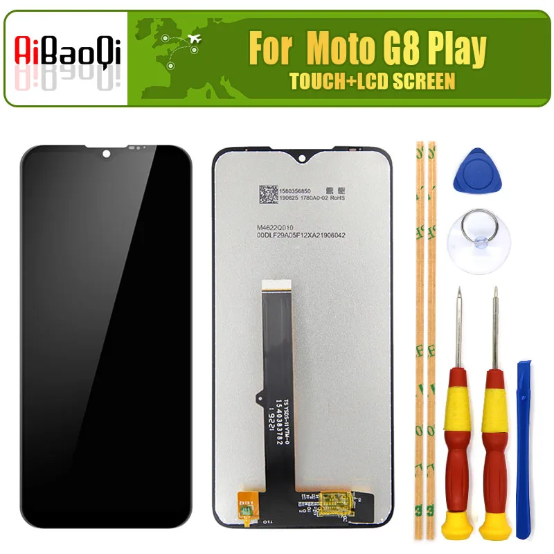For Motorola Moto G8 Play Touch Screen+1520x720 LCD Display 100% Test Digitizer Glass Panel Replacement | Мобильные телефоны и