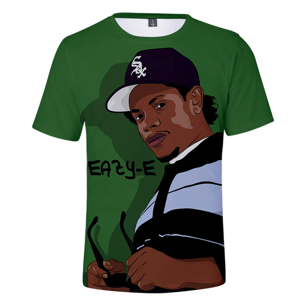 Eazy E Футболка мужская гангста рэп 3D печать Compton короткий рукав Футболка летняя хип хоп безрукавка с принтом мода дропшиппинг