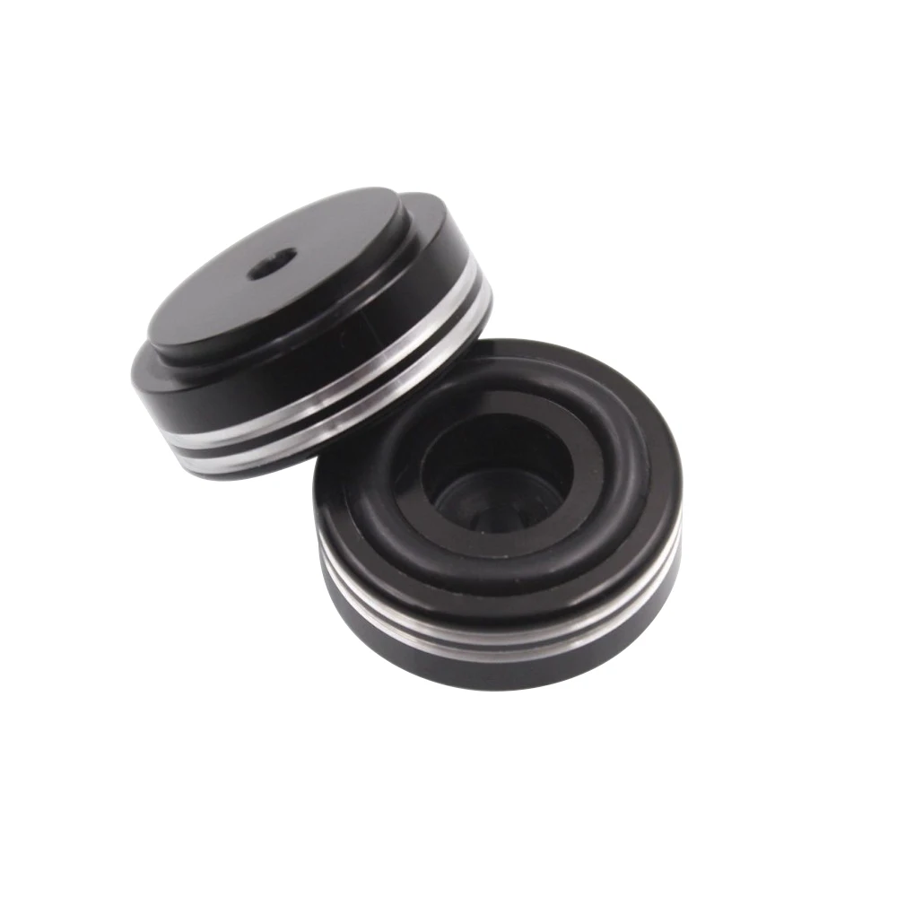 30*13mm Black Full Aluminum Amplifier Speaker Isolation Stand Feet Pad