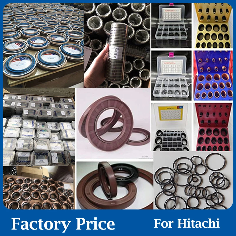 

Excavator Seal Kits For Hitachi Oil Seal Repair Kit NOK SKF High Quality