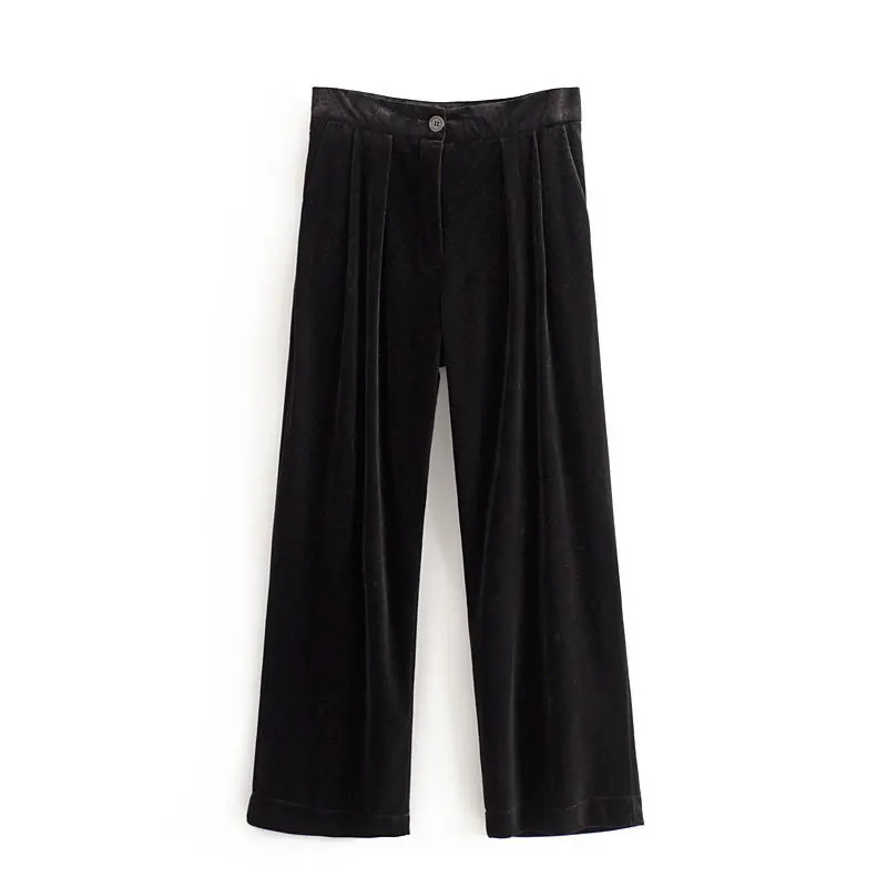 pants Модный женский костюм брюки из двух частей осенний и зимний Золотой бархатный женский пиджак женский облегающий брючный костюм женский - Цвет: pants