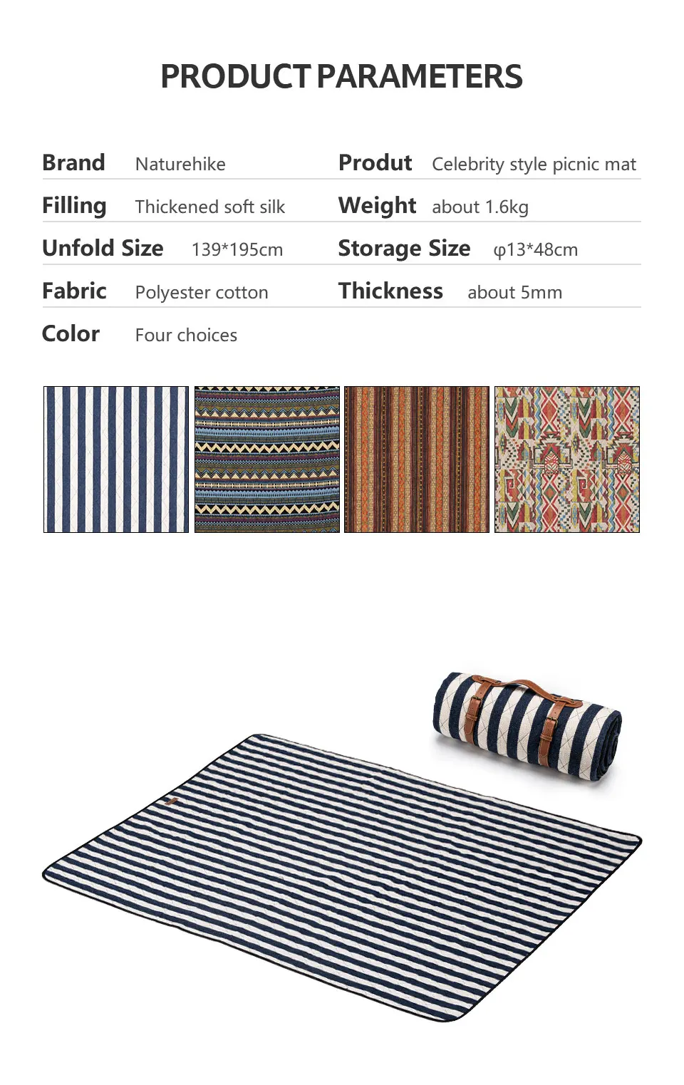 Naturehike ピクニックマット 防水屋外マット 厚手 防水 ピクニッククロスnhfcd04 Aliexpress Sports Entertainment