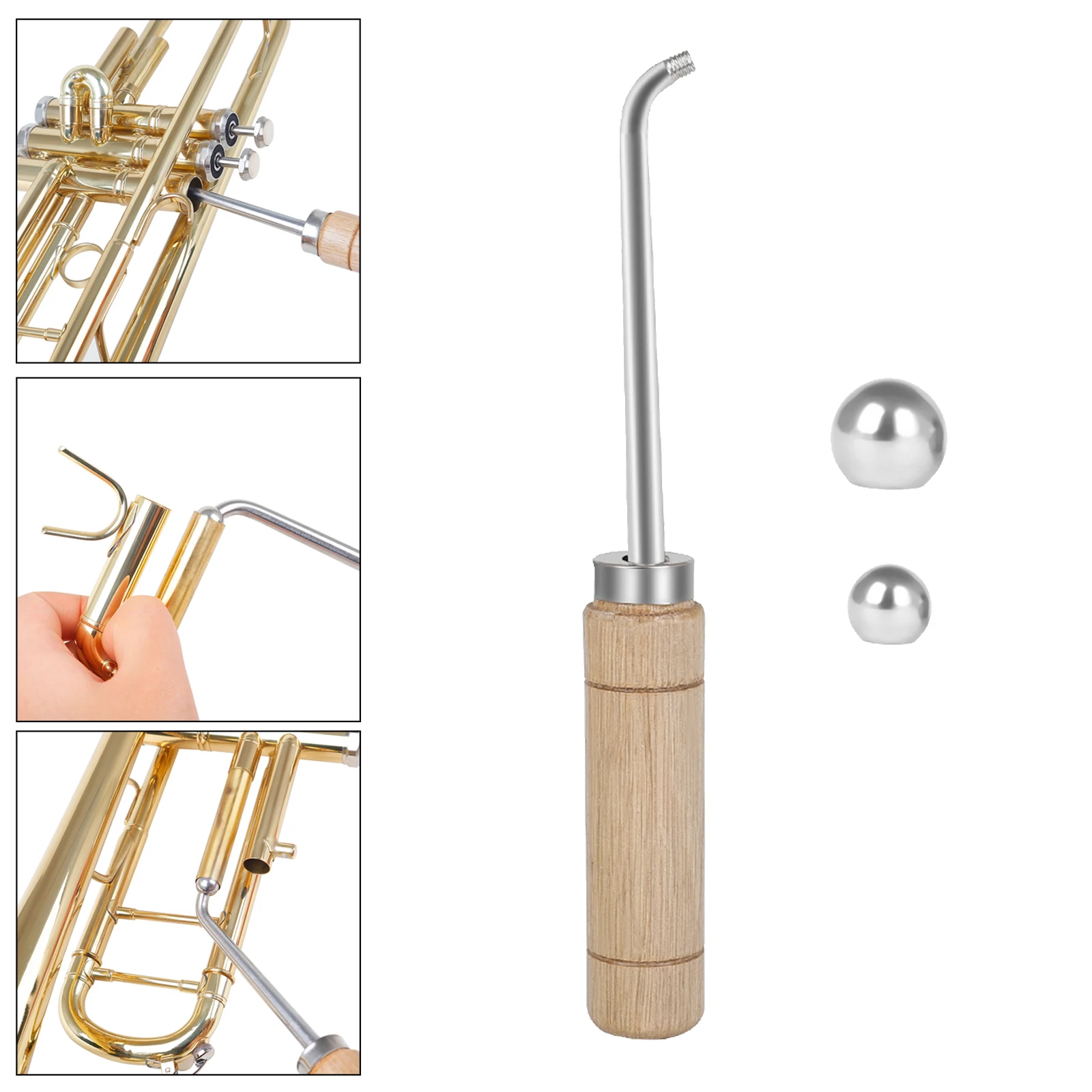 Heavy Duty Trumpet Repair Tool Polished Wind Instrument Maintenance Accs Perfect Gift for Friends Family Music Lovers Heavy Duty Trumpet Repair Tool Polished Wind Instrument Maintenance Accs Perfect Gift for Friends Family Music Lovers