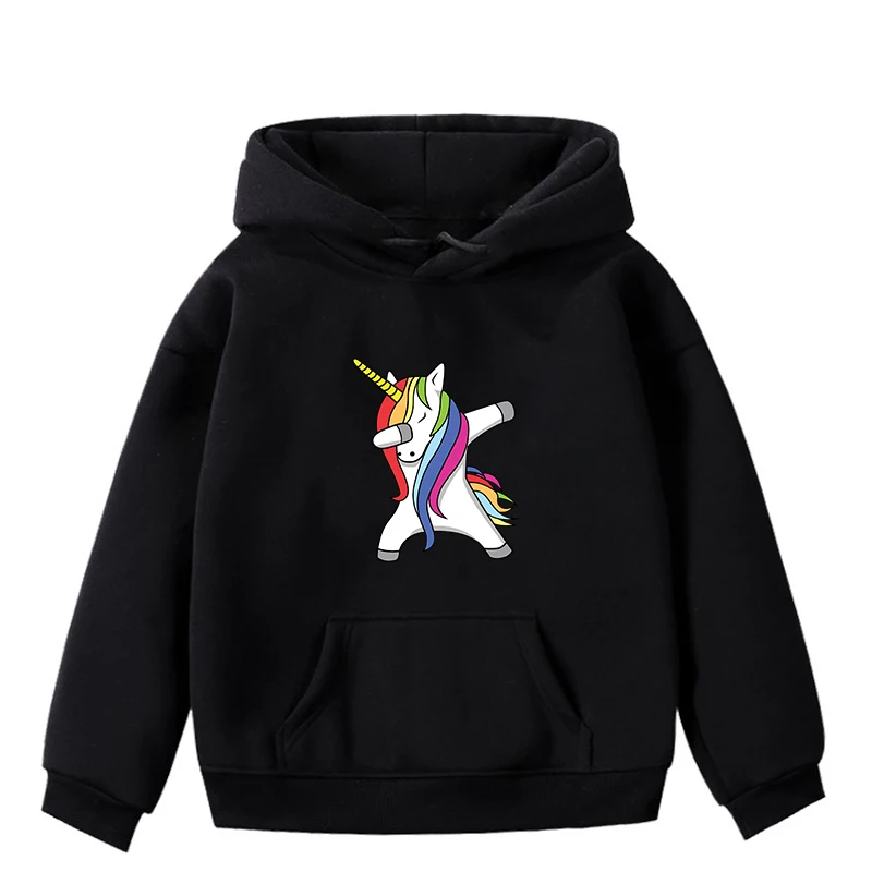 Hoodies 8 Стиль Единорог Одежда с рисунком Демисезонный, детские толстовки с капюшоном, толстовки с капюшоном для мальчиков и девочек, куртки для детей, Повседневное свитшот, пальто, пуловер - Цвет: Hoodies 8