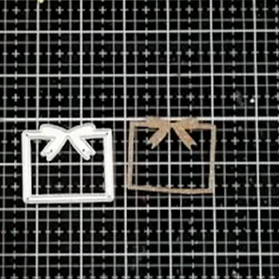 GJCrafts рамка с бантом штампы металлические Вырубные штампы новые для скрапбукинга альбом для создания открыток тиснение вырубки трафарет фоновые штампы