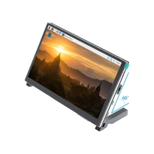 7 polegada 1024x600 display lcd d com suporte-h painel de ângulo de visão completo em 178 graus para raspberry pi 3b + 4b