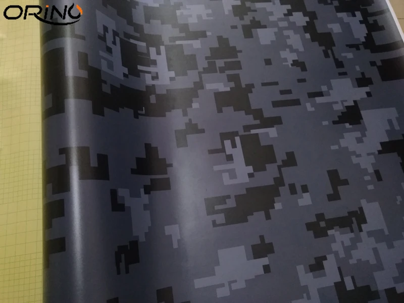 Black Grey Digital Vinyl Film Sticker-3