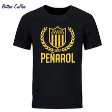 Atletico Penarol Uruguay Manyas футболки для мужчин с коротким рукавом и круглым вырезом хлопковая Мужская футболка крутая забавная уличная футболка