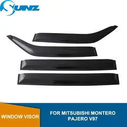 Автомобильный Стайлинг, акриловое окно, ветровой дефлектор, козырек от дождя, защита от солнца, вентиляционное отверстие для MITSUBISHI MONTERO PAJERO