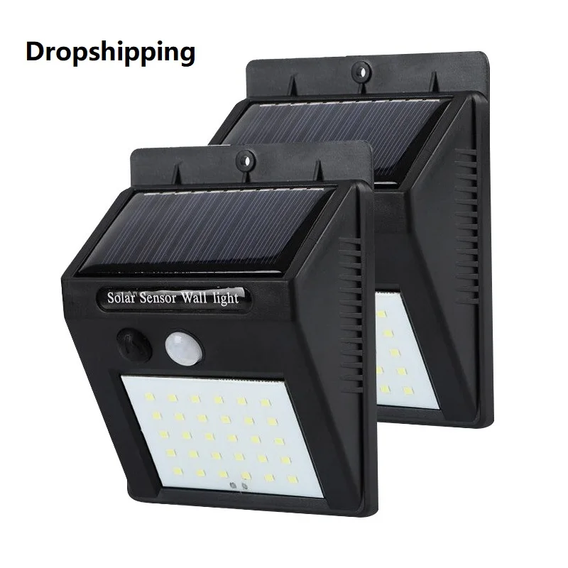 

20/30LED Solar Power Light PIR Motion Sensor Security Solar Lamp Outdoor Wall Light Waterproof Energy Saving Street Garden Lamp