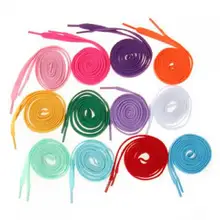 12 пар носочков на 8 мм Широкие шнурки для обуви теннисные туфли с кружевами шнурок для обуви 12 Цветов