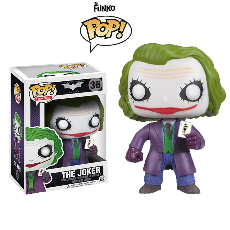 Funko-поп Джокер Харли Лига Справедливости Бэтмен против Супермена фильм винил экшн и игрушки Фигурки Коллекционная модель игрушки для детей