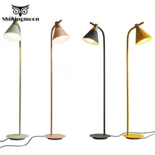 Современная железная окрашенная E27 Led Напольная Лампа американская Торшеры для гостиной 4 цвета напольный светильник для спальни офиса Lamparas De Pie