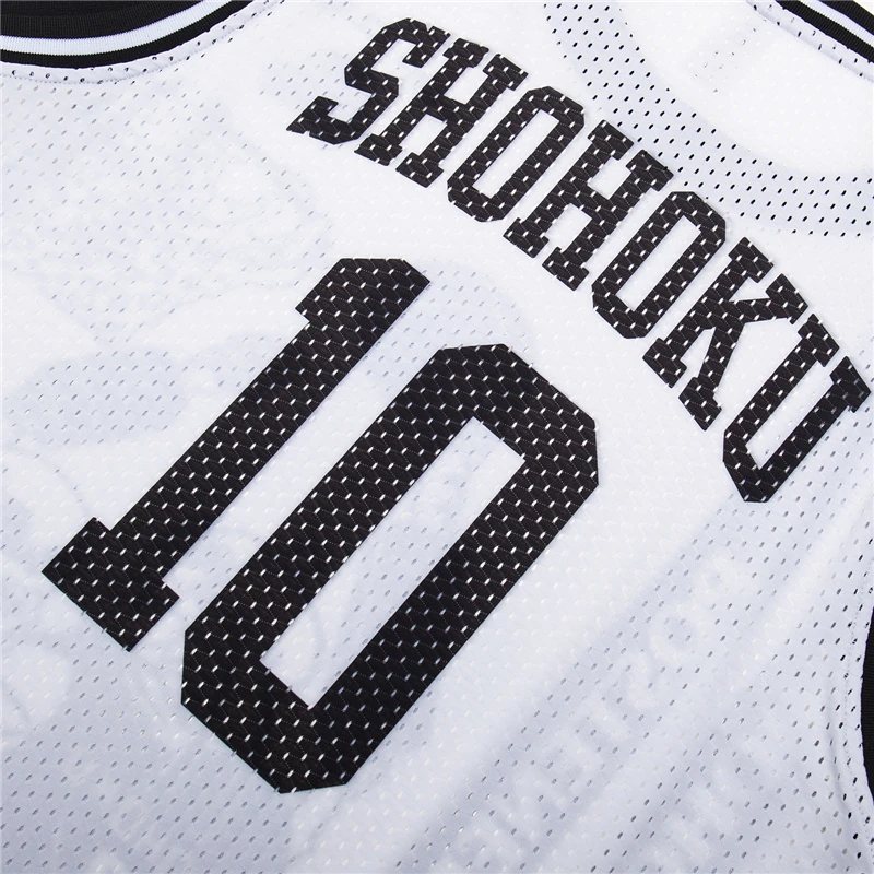 Баскетбольные майки Slam Dunk Shohoku № 10 Hanamichi Sakuragi камуфляжный жилет и шорты для
