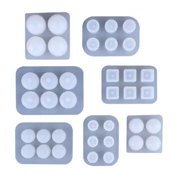 

1 Set UV Resin Silicone Mould DIY resin mold Handmade Beads Epoxy Mold Pendant Jewelry Crafts Making Molds
