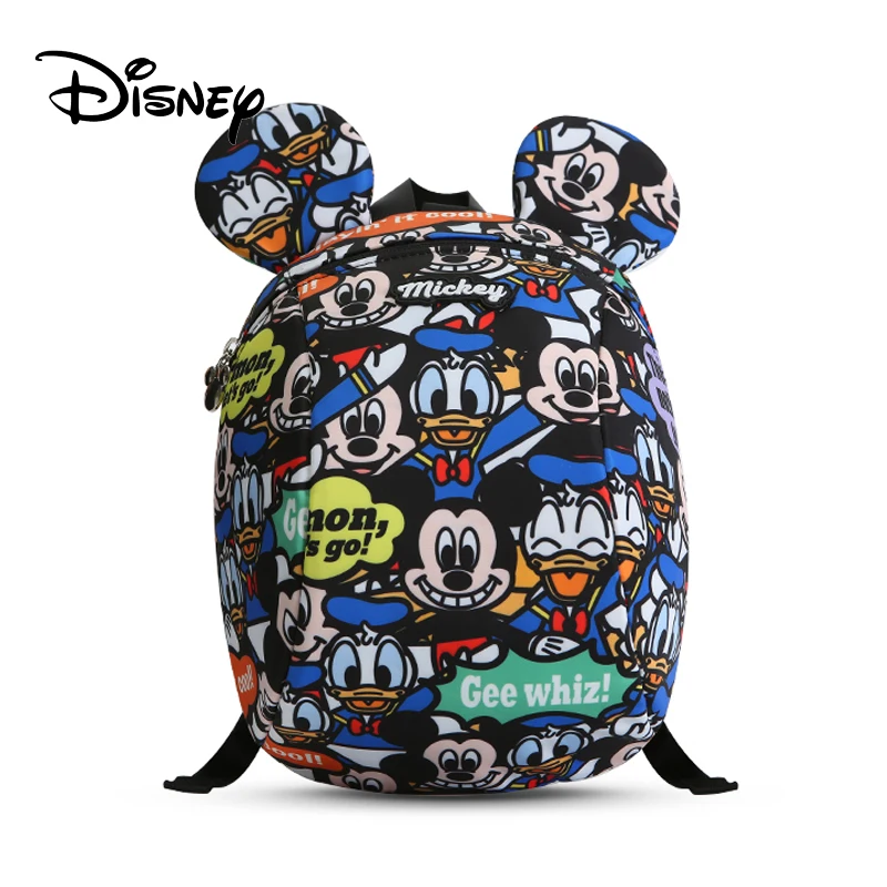 

Disney Children School Bag Mickey Children's The Anti-lost Backpack 1-3-6 Years Old Baby Cute Cartoon Kid's Small Bag Shoulder