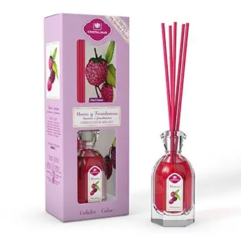 

CRISTALINAS Crystal Clear Glass Air Freshener Blackberry Red, 8 x 6 x 21 cm