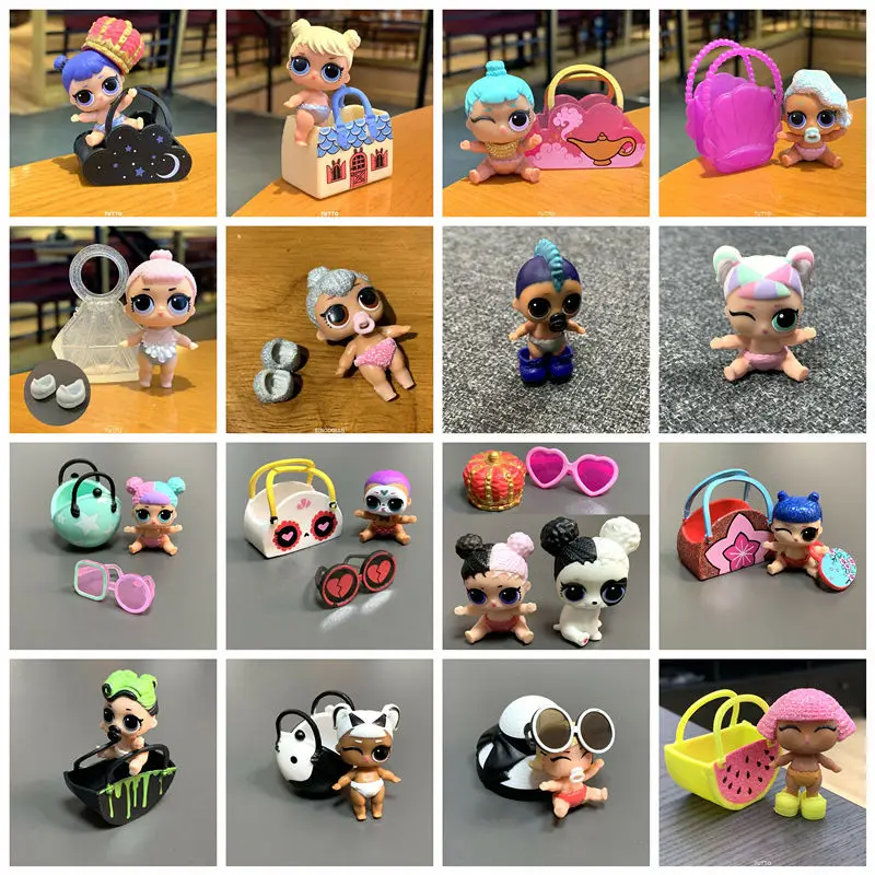 LiL Sisters Dolls Lil Kitty Queen/Unicorn/Punk Boi Boy with Bag Shoes Accessories Toys Kids Xmas Gifts generation dolls