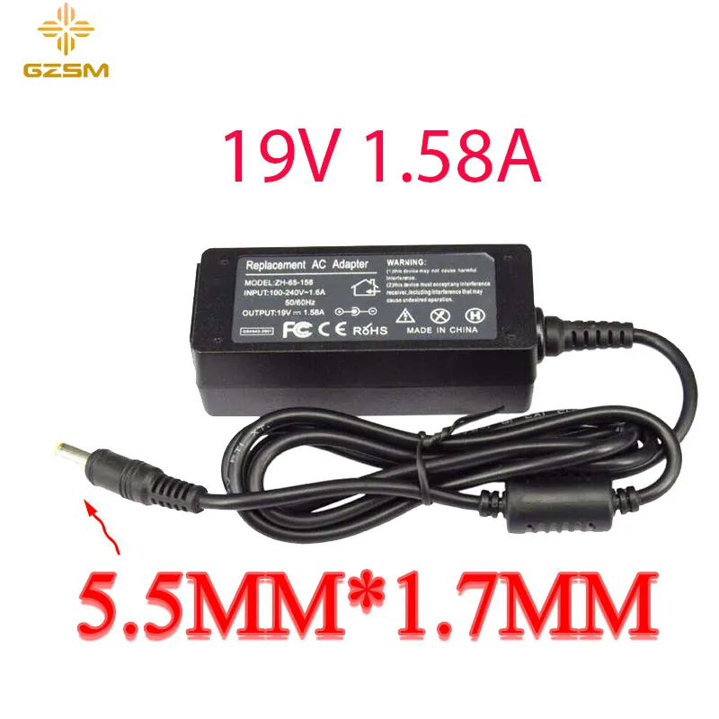 19V 1.58A зарядное устройство для ноутбука Dell inspiron Mini 9 адаптер Mini 10 1010 блок питания для ноутбука A90 PP19S PP39S Carregador portatil