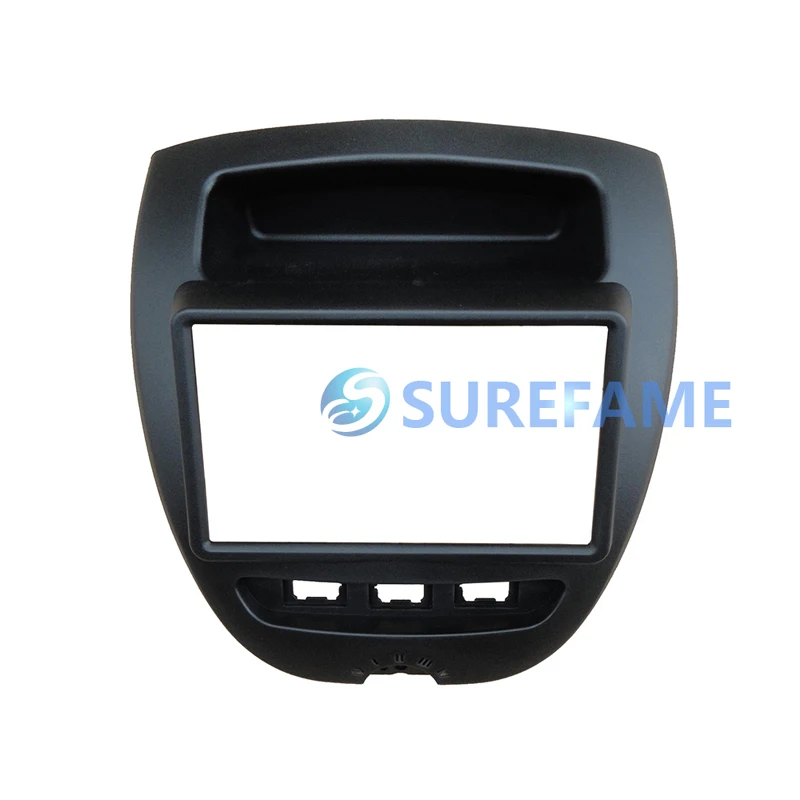 Двойной Din автомобильный DVD Facia для Toyota Aygo Citroen C1 Peugeot 107 2005 2014 Fascia Dash Kit радио Панель