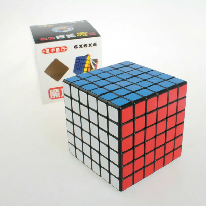 ShengShou 6x6x6 куб высокоскоростной куб головоломка магический Профессиональный 6,8 см 6x6 обучающий и развивающий куб магические игрушки для детей