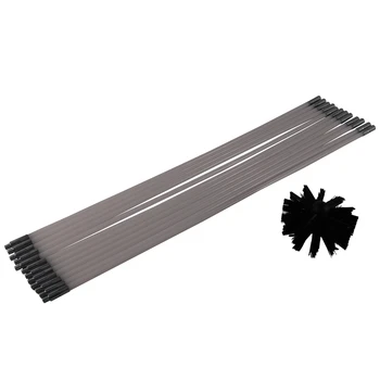 

HOT SALE 1 Set Chimney Brush Boiler Brush Set Household Industrial Chimney Boiler Dryer Cleaning Dryer Duct Cleaning Tool Kit