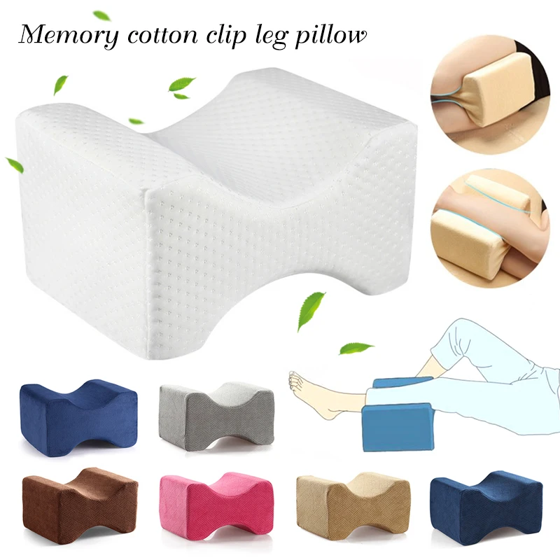 Memory Foam Knee Pillow Side Sleepers Align Spine Pregnancy Body