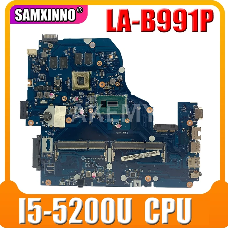LA-B991P материнская плата для ноутбука Acer Aspire E5-571G E5-571 I5-5200U DDR3 100% ТЕСТ ОК | Компьютеры