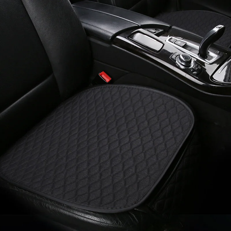 

1pc Car seat cover Auto Linen Pad Cushion Mat Interior Front Equipment