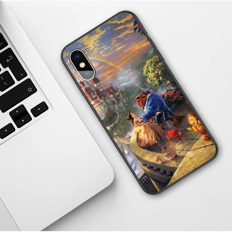 TPU Cute cartoon Stitch Soft Phone Case For iPhones 11 Pro Max Tinkerbell Cover For iPhones X 6 6S 7 8 Plus XS MAX XR Coque - Цвет: TPU